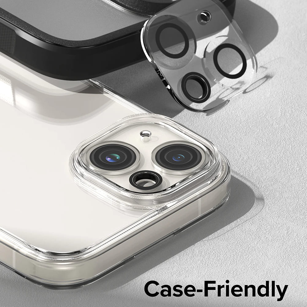 Schutzfolie Ringke Rückkamera für Apple iPhone 15 Plus / 15, Gehärtetes Glas, Set 2 Stück, Transparent
