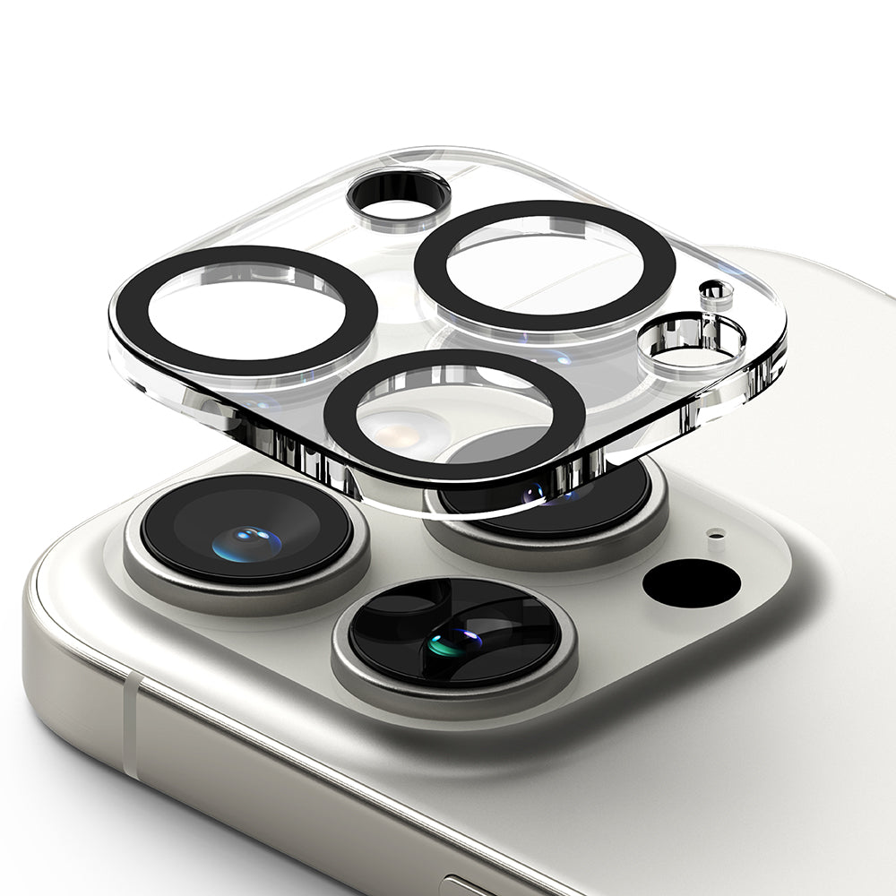 Schutzfolie Ringke Rückkamera für Apple iPhone 16 Pro Max / 16 Pro, gehärtetes Glas, Set 2 Stück, Transparent