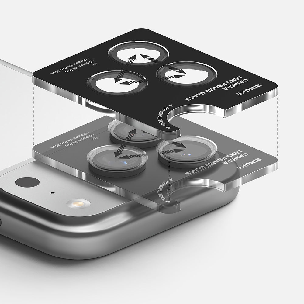 Ringke Rückkamera-Schutzfolie für Apple iPhone 18 Pro / 18 Pro Max, gehärtetes Glas, 2er-Set, transparent