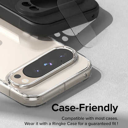 Schutzfolie Ringke Rückkamera für Google Pixel 9 Pro XL, Gehärtetes Glas, Set 3 Stück, Transparent