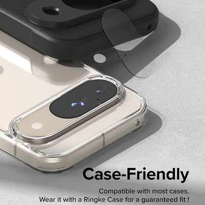 Schutzfolie Ringke Rückkamera für Google Pixel 9, Gehärtetes Glas, Set 3 Stück, Transparent