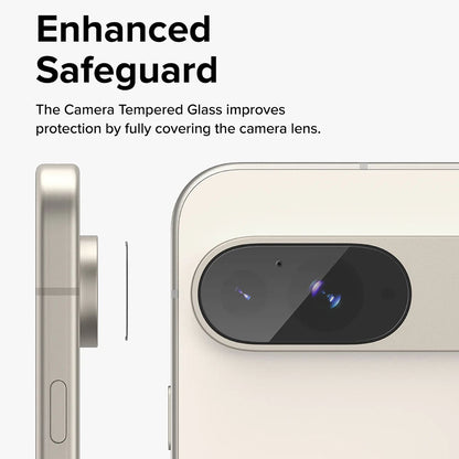 Schutzfolie Ringke Rückkamera für Google Pixel 9, Gehärtetes Glas, Set 3 Stück, Transparent
