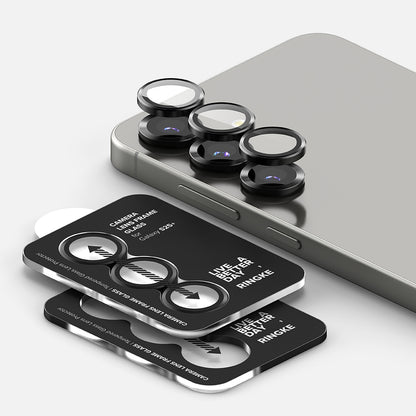 Schutzfolie Ringke Rückkamera für Samsung Galaxy S25 S931, Gehärtetes Glas, Schwarz