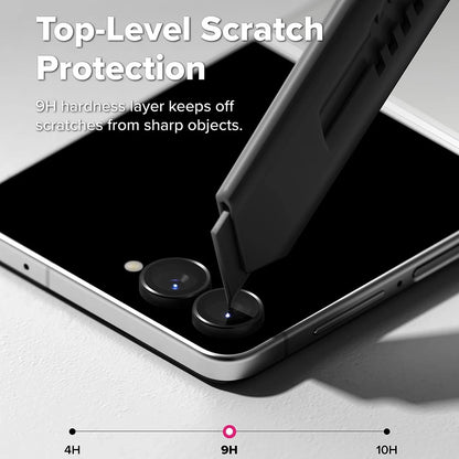 Ringke Rückkamera-Schutzfolie für Samsung Galaxy Z Flip8 F776, gehärtetes Glas, 2er-Set, Schwarz