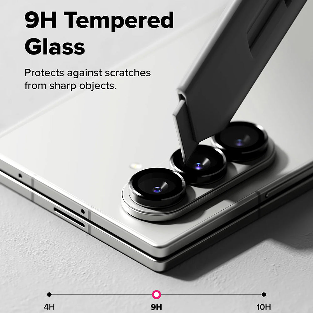 Schutzfolie Ringke Rückkamera für Samsung Galaxy Z Fold7 F966, Gehärtetes Glas, Set 2 Stück, Schwarz