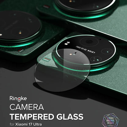 Ringke Rückkamera-Schutzfolie für Xiaomi 17 Ultra, gehärtetes Glas, 2er-Set, transparent