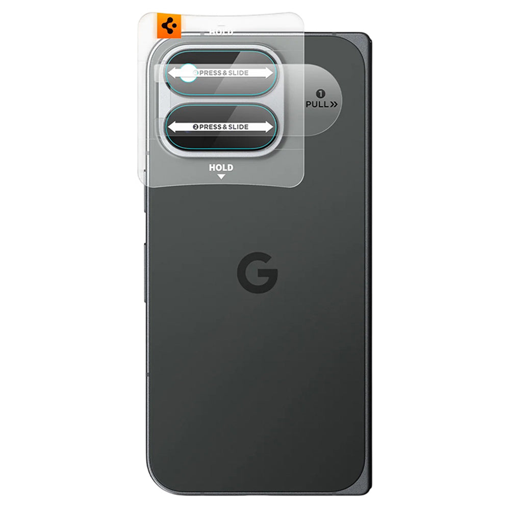 Spigen GlastR EZ FIT Optik Pro Rear Camera Protective Film for Google Pixel 11 Pro Fold, Tempered Glass, Set of 2 Pieces, Transparent AGL11491