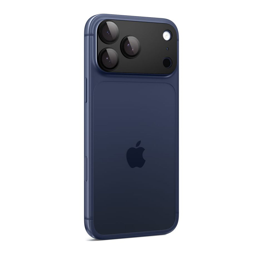 Schutzfolie Rückkamera Spigen GlastR EZ FIT Optik Pro XL für Apple iPhone 17 Pro, Gehärtetes Glas, Schwarz AGL10644