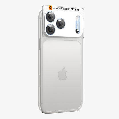 Schutzfolie für die Rückkamera Spigen GlastR EZ FIT Optik Pro XL für Apple iPhone 18 Pro Max, gehärtetes Glas, Blau AGL12041