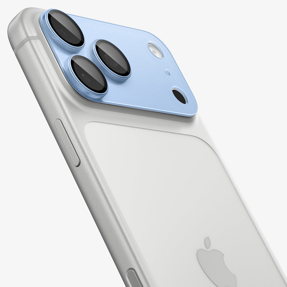 Schutzfolie für die Rückkamera Spigen GlastR EZ FIT Optik Pro XL für Apple iPhone 18 Pro, gehärtetes Glas, Blau AGL12037