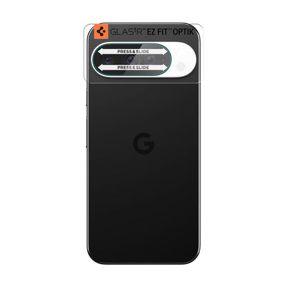 Schutzfolie für die Rückkamera Spigen GlastR Optik für Google Pixel 10 Pro, gehärtetes Glas, 2er-Set, transparent AGL09662