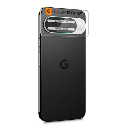 Schutzfolie für die Rückkamera Spigen GlastR Optik für Google Pixel 10 Pro, gehärtetes Glas, 2er-Set, transparent AGL09662