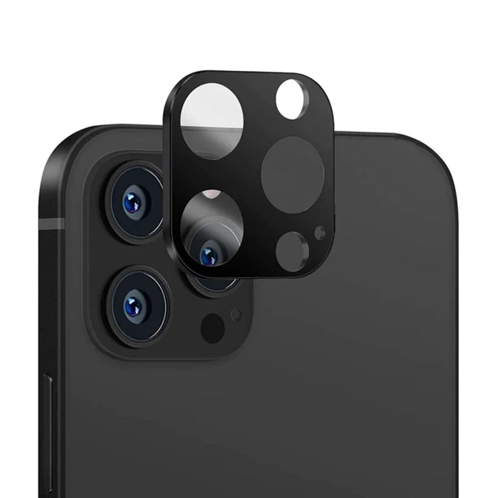 Techsuit Rückkamera-Schutzfolie für Apple iPhone 11 Pro / 11 Pro Max, gehärtetes Glas, schwarz