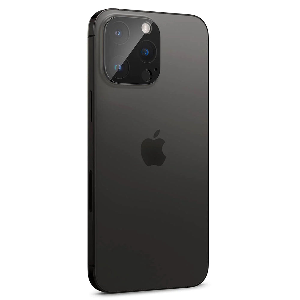 Techsuit Rear Camera Protective Film for Apple iPhone 14 Pro Max / 14 Pro, Tempered Glass, Black