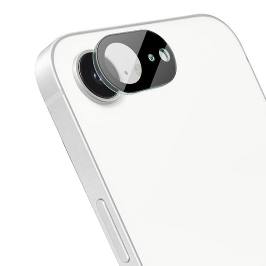 Techsuit Rückkamera-Schutzfolie für Apple iPhone 17e / 16e, gehärtetes Glas, schwarz
