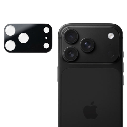 Techsuit Rückkamera-Schutzfolie für Apple iPhone 18 Pro, gehärtetes Glas, schwarz