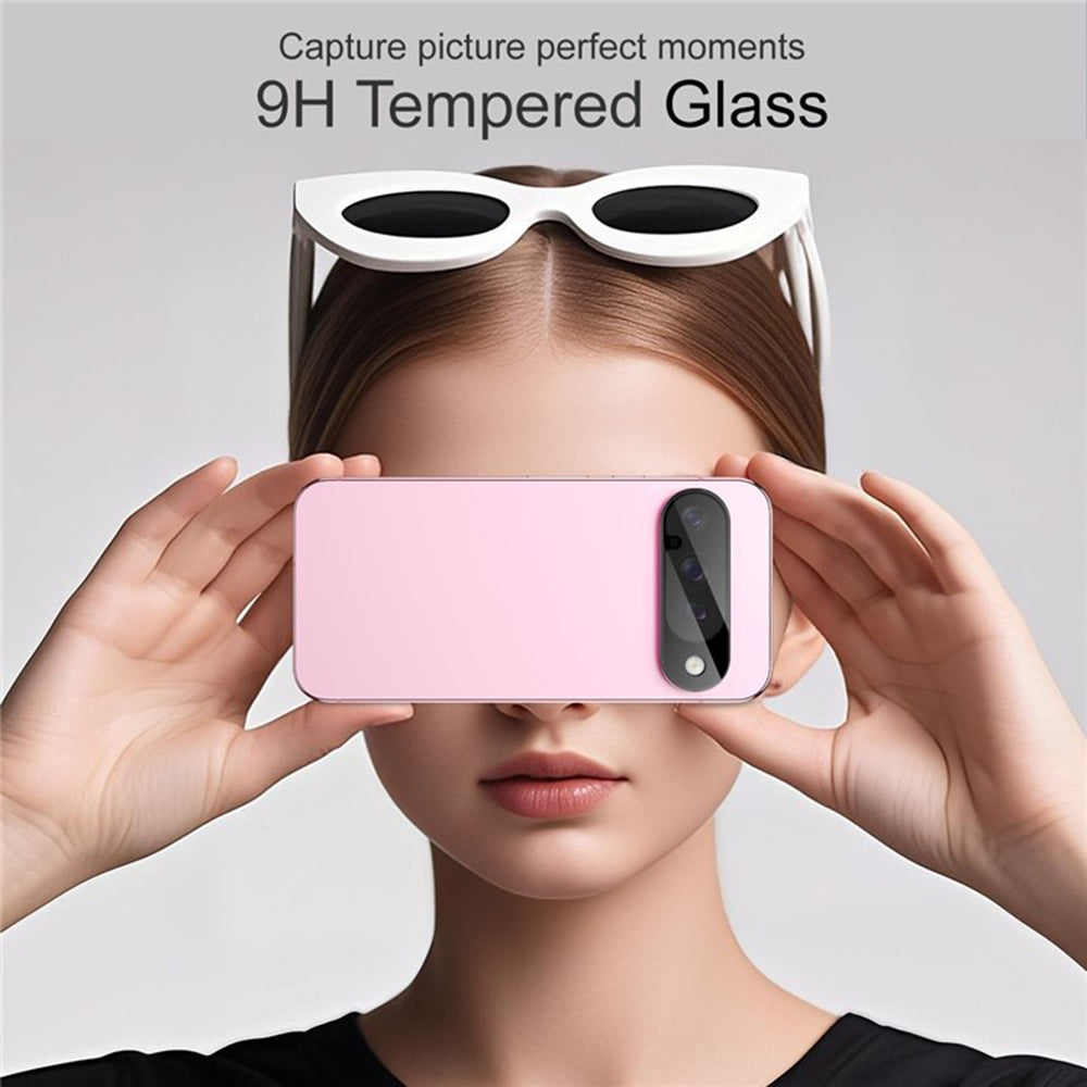 Techsuit Rear Camera Protective Film for Google Pixel 10, Tempered Glass, Black