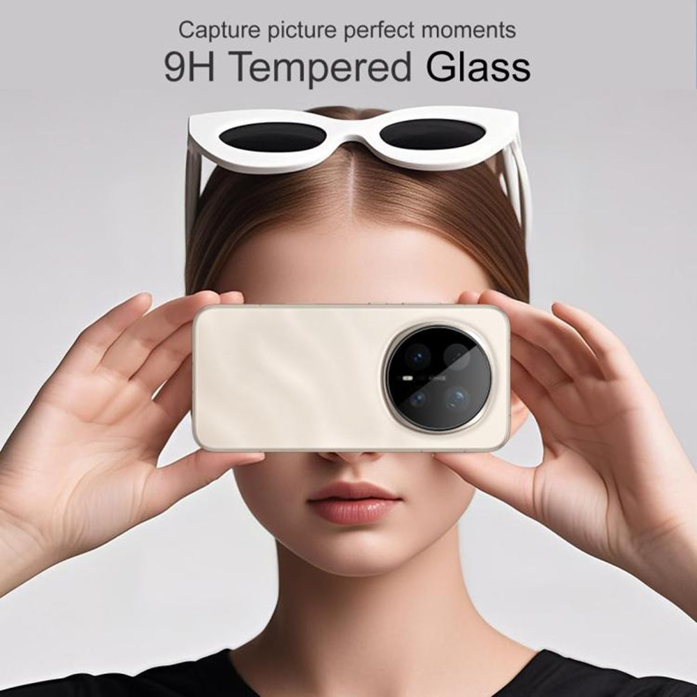 Schutzfolie Techsuit für die Rückkamera des Honor Magic8 Pro, gehärtetes Glas, Schwarz
