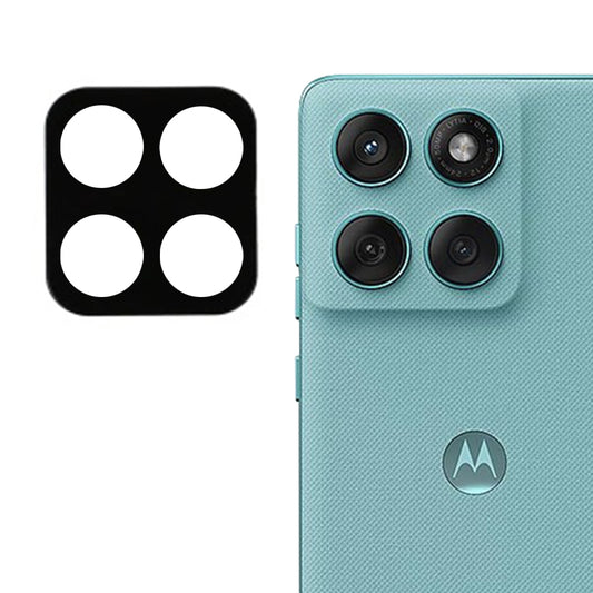 Techsuit Rückkamera-Schutzfolie für Motorola Edge 60 Fusion / Edge 60, gehärtetes Glas, schwarz