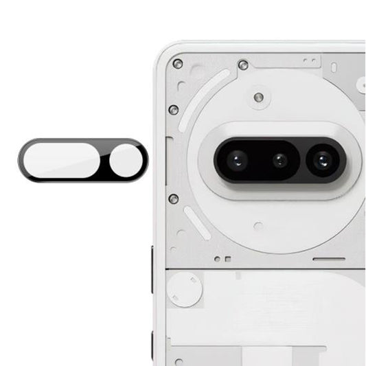 Techsuit Rückkamera-Schutzfolie für Nothing Phone (3a), gehärtetes Glas, schwarz