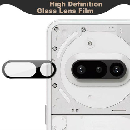 Techsuit Rückkamera-Schutzfolie für Nothing Phone (3a), gehärtetes Glas, schwarz