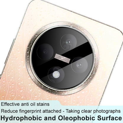 Techsuit Rückkamera-Schutzfolie für Oppo Reno12 FS 5G / Reno12 FS 4G / Reno12 F 4G / Reno12 F, gehärtetes Glas, schwarz