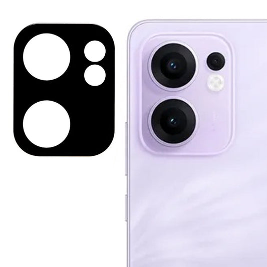 Techsuit Rückkamera-Schutzfolie für Oppo Reno13 FS 5G / Reno13 F 4G / Reno13 F, gehärtetes Glas, schwarz