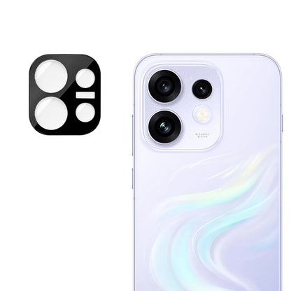 Techsuit Rear Camera Protective Film for Oppo Reno16, Tempered Glass, Black