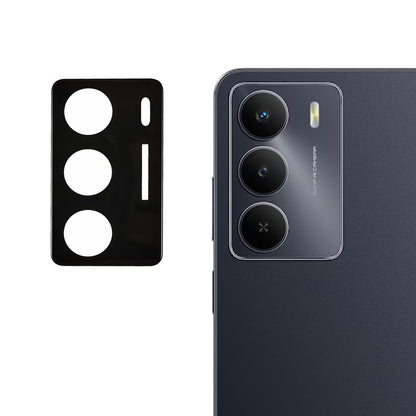 Techsuit Rückkamera-Schutzfolie für Realme 14x, gehärtetes Glas, schwarz