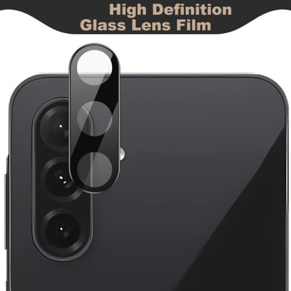 Techsuit Rear Camera Protection Film for Samsung Galaxy A37 5G, Tempered Glass, Black