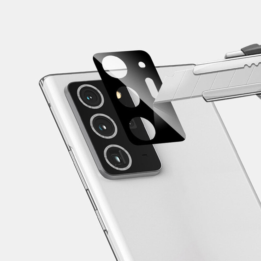 Techsuit Rückkamera-Schutzfolie für Samsung Galaxy Note 20 Ultra 5G N986 / Note 20 Ultra N985, gehärtetes Glas, schwarz