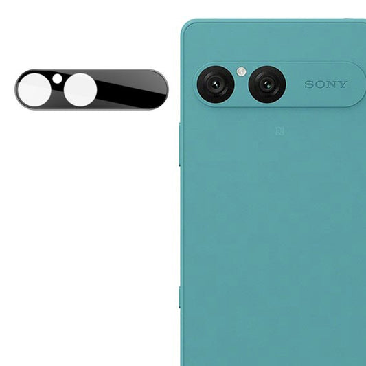 Techsuit Rückkamera-Schutzfolie für Sony Xperia 10 VII, gehärtetes Glas, schwarz