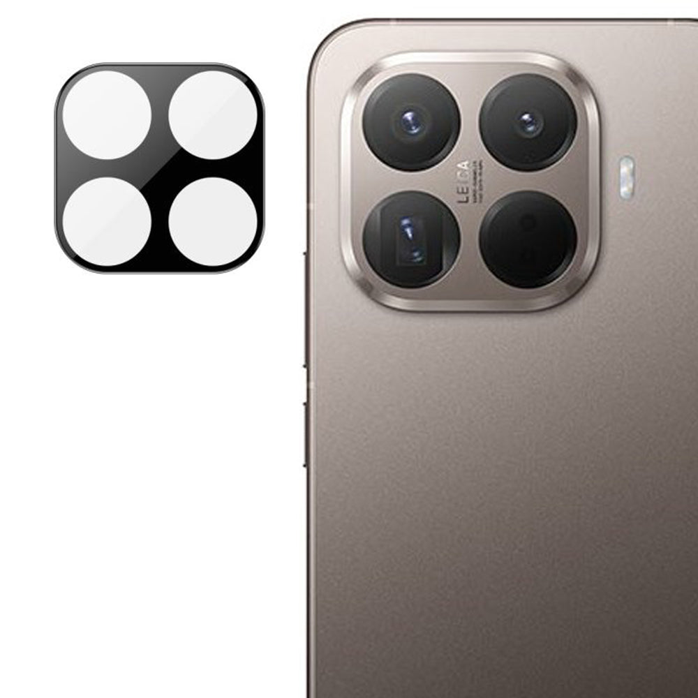Techsuit Rear Camera Protective Film for Xiaomi 15T Pro, Tempered Glass, Black