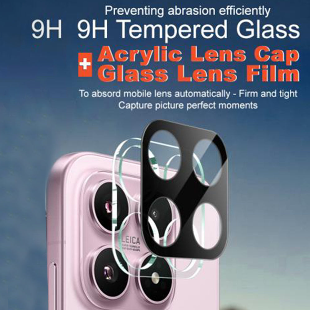 Schutzfolie Techsuit für die Rückkamera des Xiaomi 17, gehärtetes Glas, Schwarz