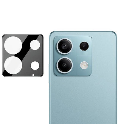 Techsuit Rückkamera-Schutzfolie für Xiaomi Redmi Note 13 5G, gehärtetes Glas, schwarz