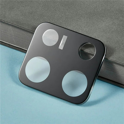 Techsuit Rückkamera-Schutzfolie für Xiaomi Redmi Note 14S, gehärtetes Glas, schwarz