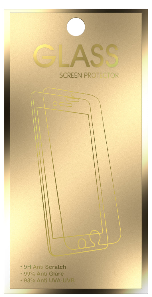 OEM Gold Edition Displayschutzfolie für Samsung Galaxy J3 (2017) J330, sicheres Glas, Vollkleber