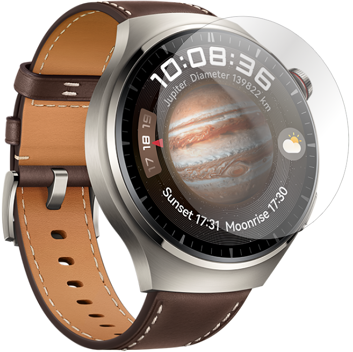 Displayschutzfolie Alien Surface für Huawei Watch 4 Pro, Silikon, 3er-Set