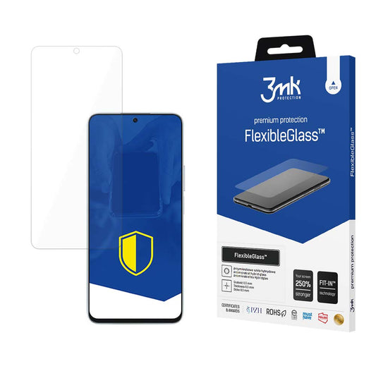 Displayschutzfolie 3MK FlexibleGlass für Honor 90 Lite, flexibles Glas, Vollkleber