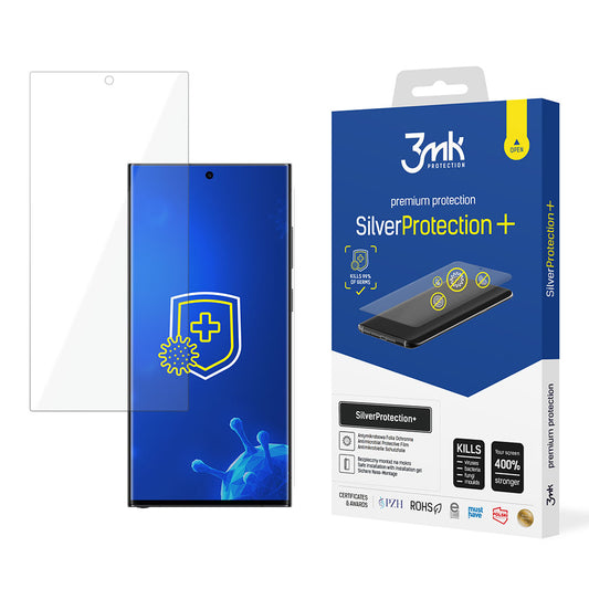 Displayschutzfolie 3MK Silver Protect+ für Samsung Galaxy S24 Ultra S928, Kunststoff