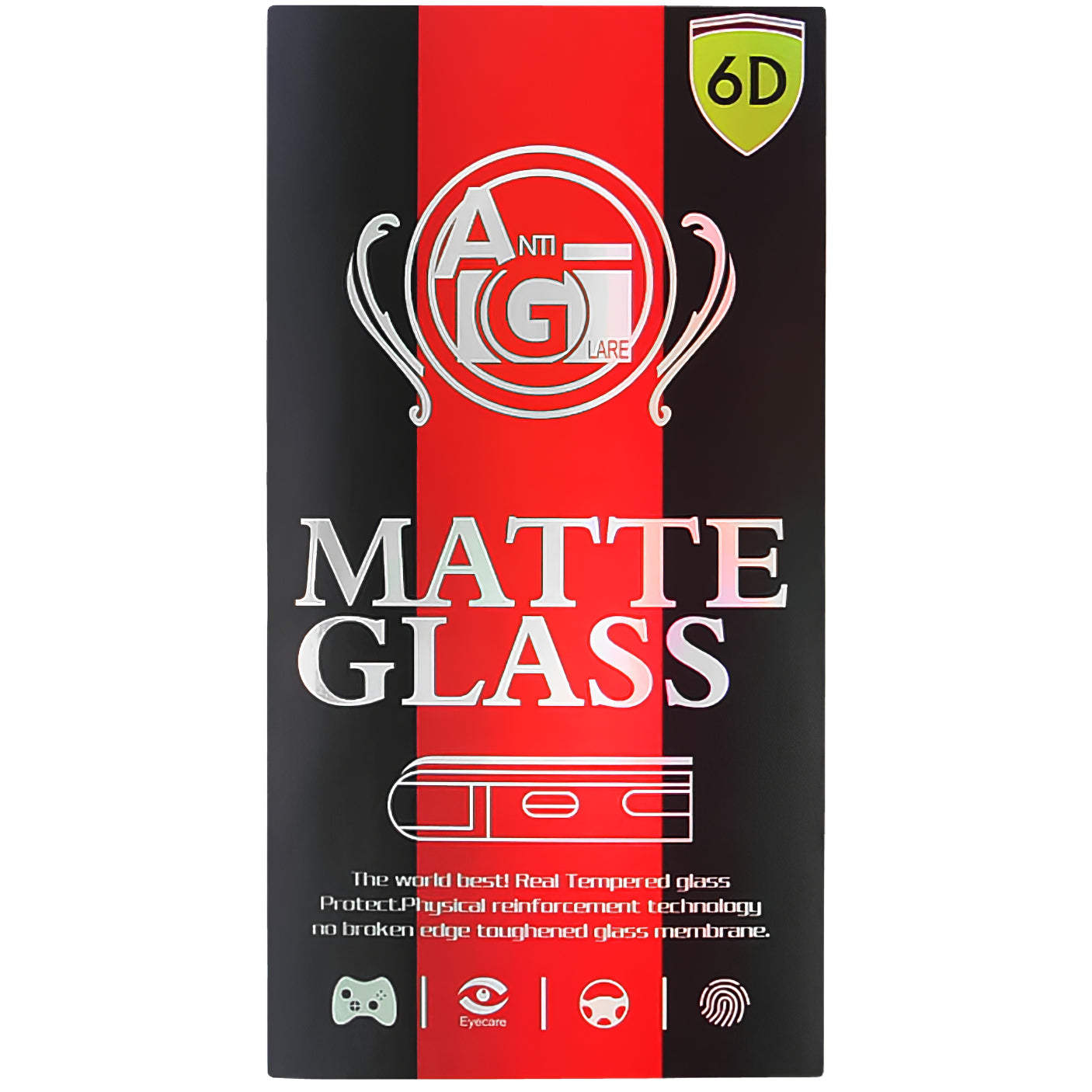 OEM Matter Displayschutz für Samsung Galaxy S21 FE 5G G990, sicheres Glas, Vollkleber, 6D, Schwarz