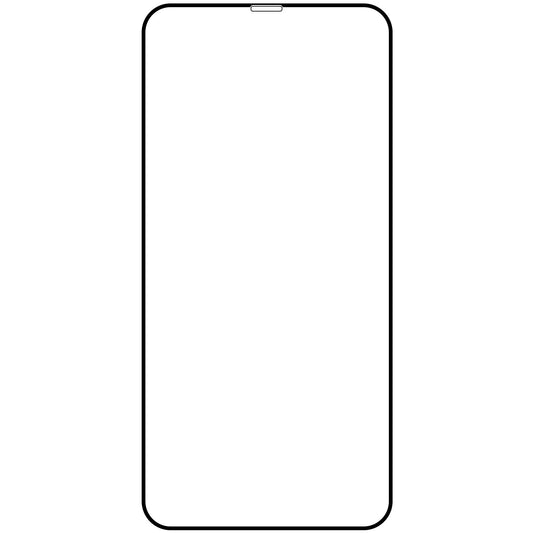 OEM-Displayschutzfolie für Apple iPhone 11 Pro Max / XS Max, gehärtetes Glas, Vollkleber, 21D, Schwarz