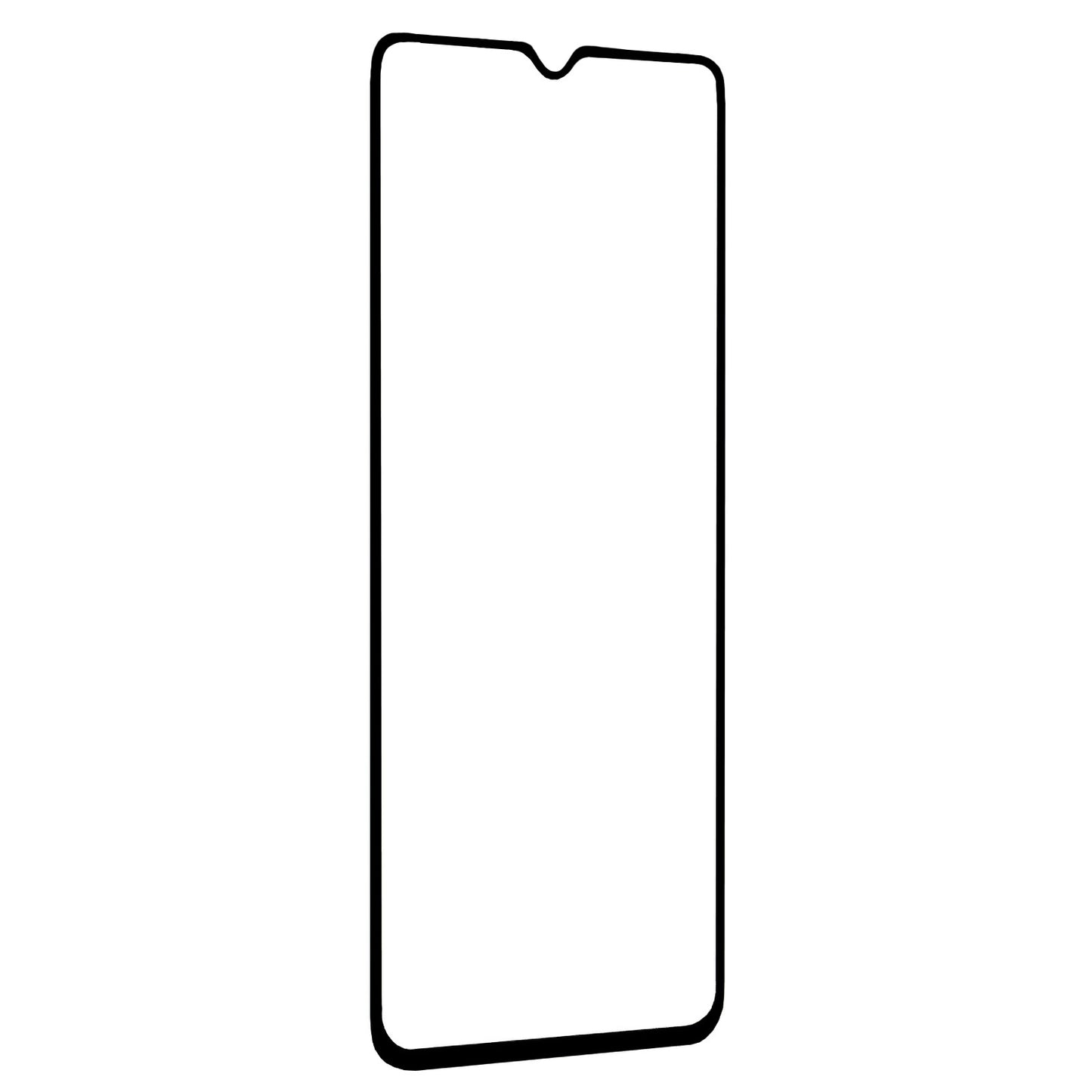 OEM-Displayschutzfolie für Samsung Galaxy A15 A155, gehärtetes Glas, Vollkleber, 21D, Schwarz