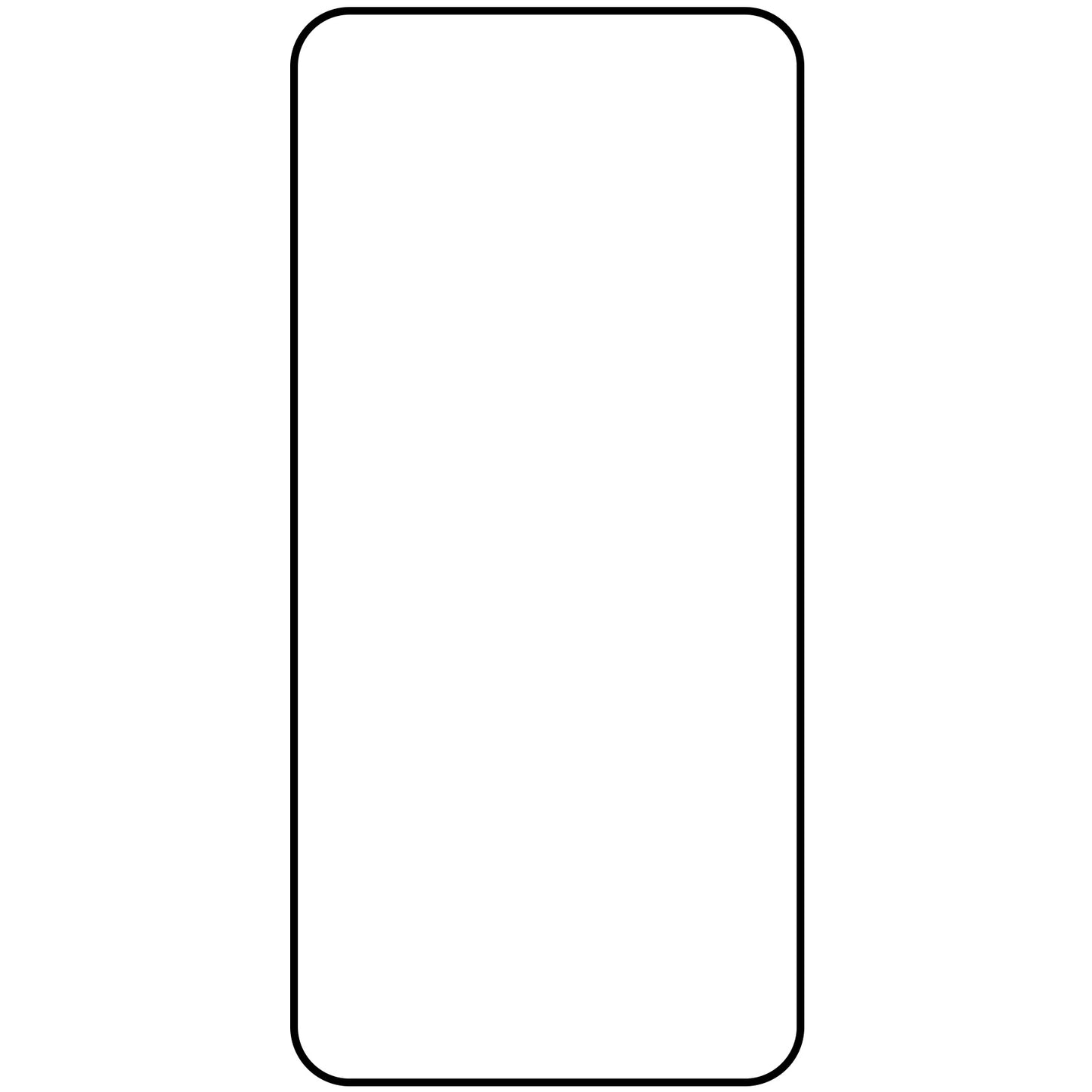 Bear HD Displayschutzfolie für Samsung Galaxy S25 S931, gehärtetes Glas, Full Glue, Schwarz
