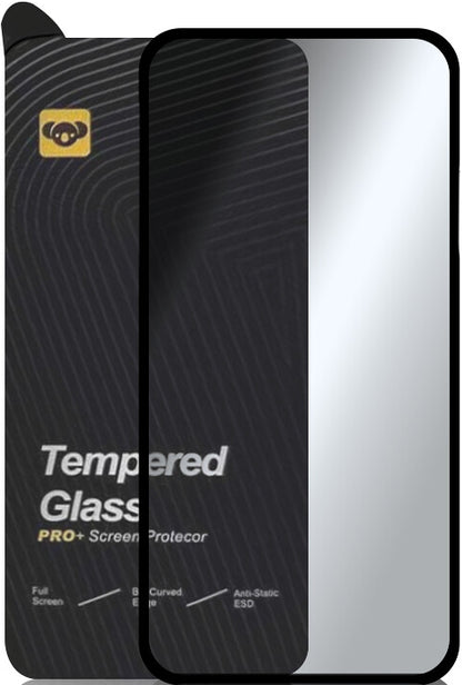 Bear PRO+ Screen Protector for Motorola Moto G15 / G15 Power, Tempered Glass, Full Glue, Black