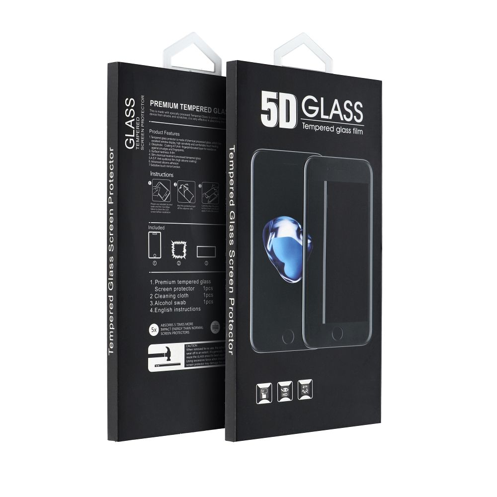 OEM Displayschutzfolie für Xiaomi 15, gehärtetes Glas, Full Glue, 5D, Schwarz