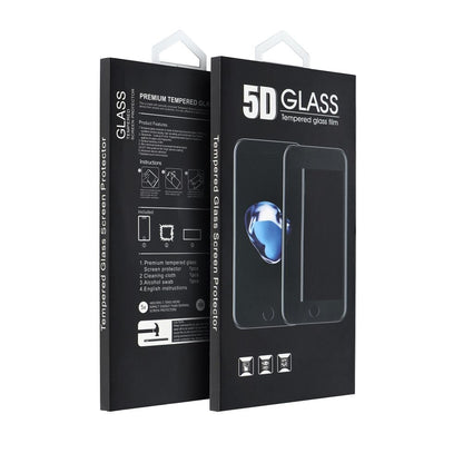 Schutzfolie OEM für Apple iPhone 17 Air, gehärtetes Glas, Full Glue, 5D, Schwarz