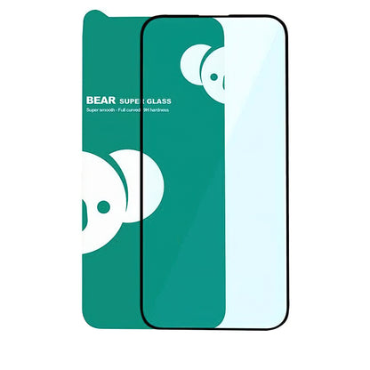 Bear Super Hard Displayschutzfolie für Apple iPhone 17, gehärtetes Glas, Full Glue, 3D, Schwarz