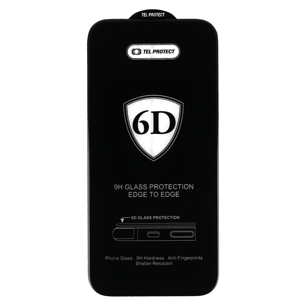 OEM Displayschutzfolie für Samsung Galaxy S26 Ultra S948, gehärtetes Glas, Full Glue, 6D, Schwarz