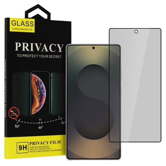 Privacy-Schutzfolie OEM Shield Screen für Samsung Galaxy S25 Ultra S938, gehärtetes Glas, Full Glue